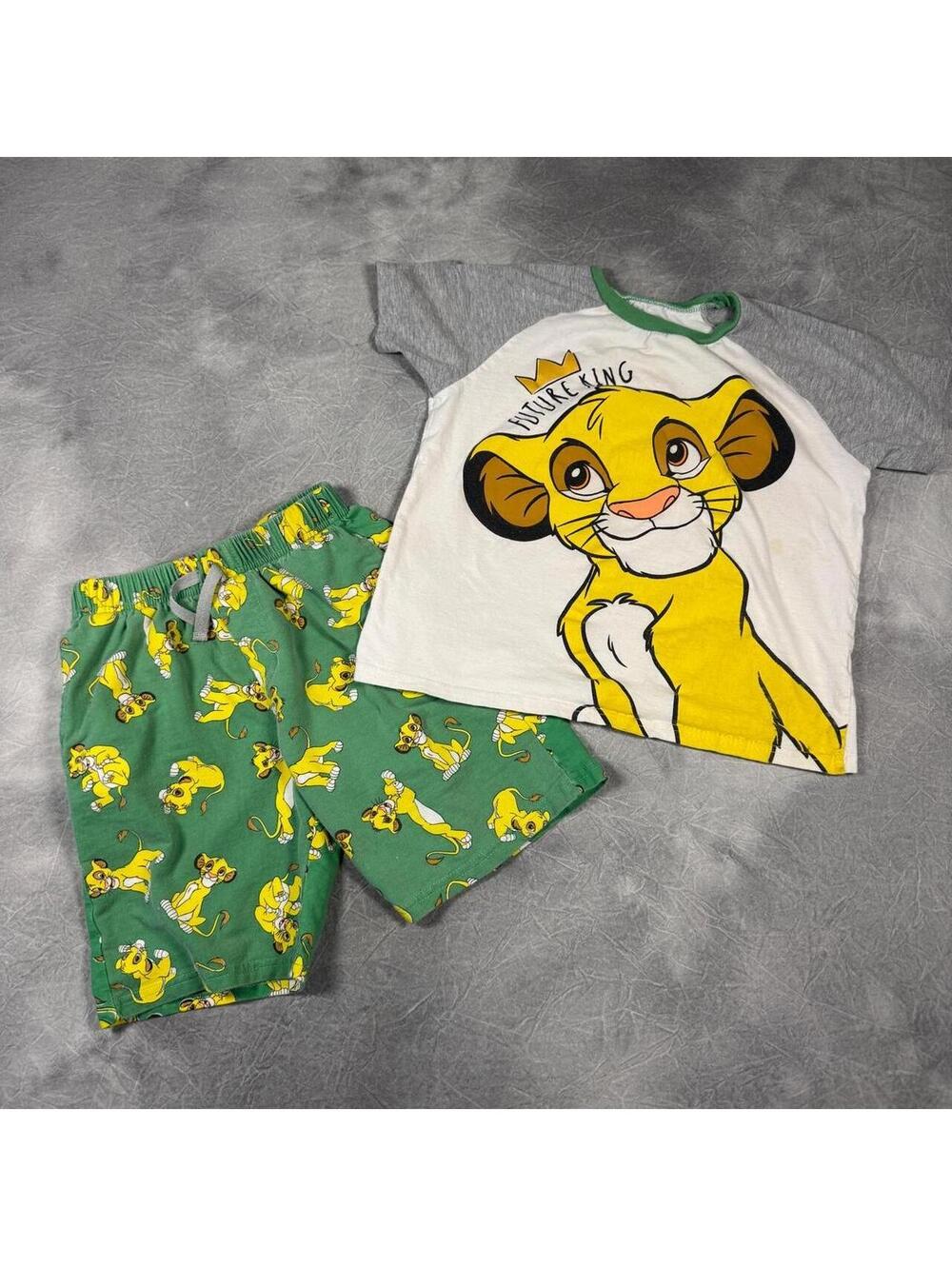 Disney The Lion King Simba Future King Kids Outfit or Pajama Set Size 7/8